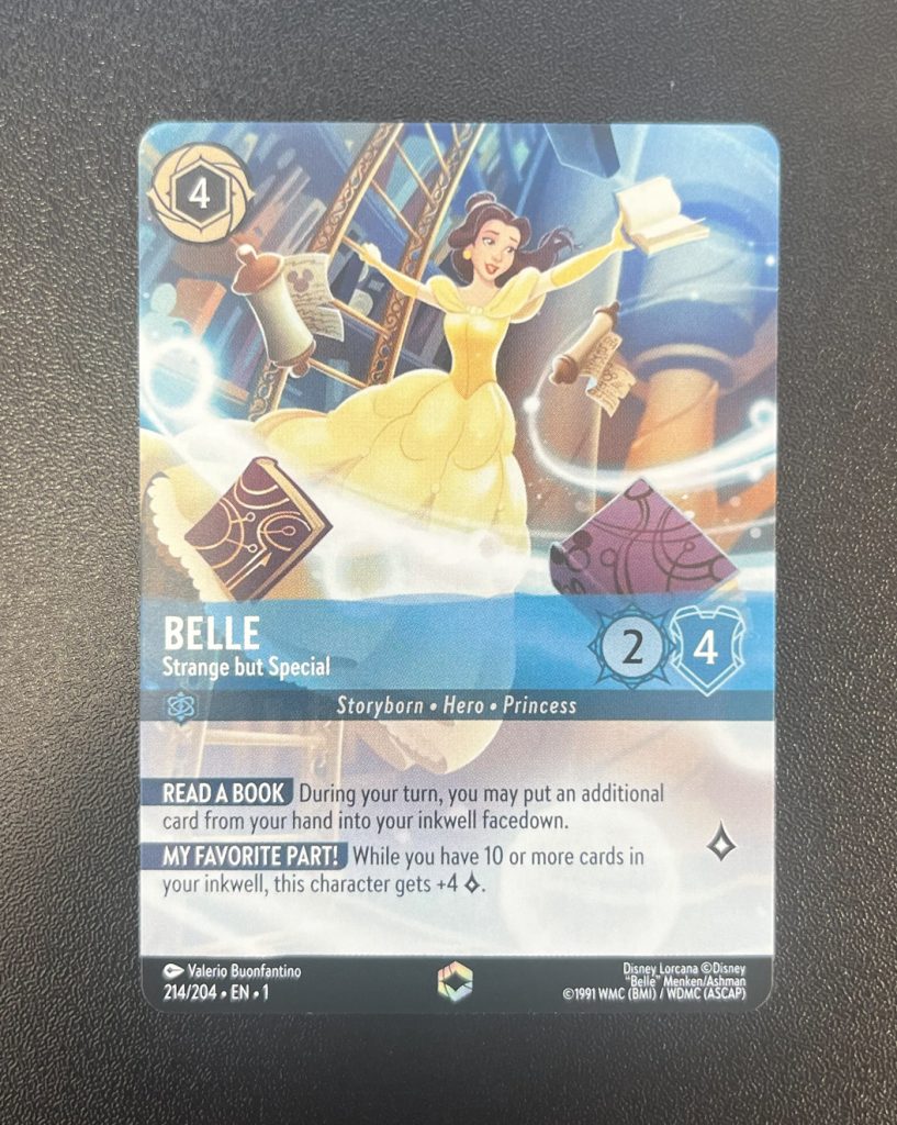 Belle Strange But Special (Alternate Art) - Disney's Lorcana Card