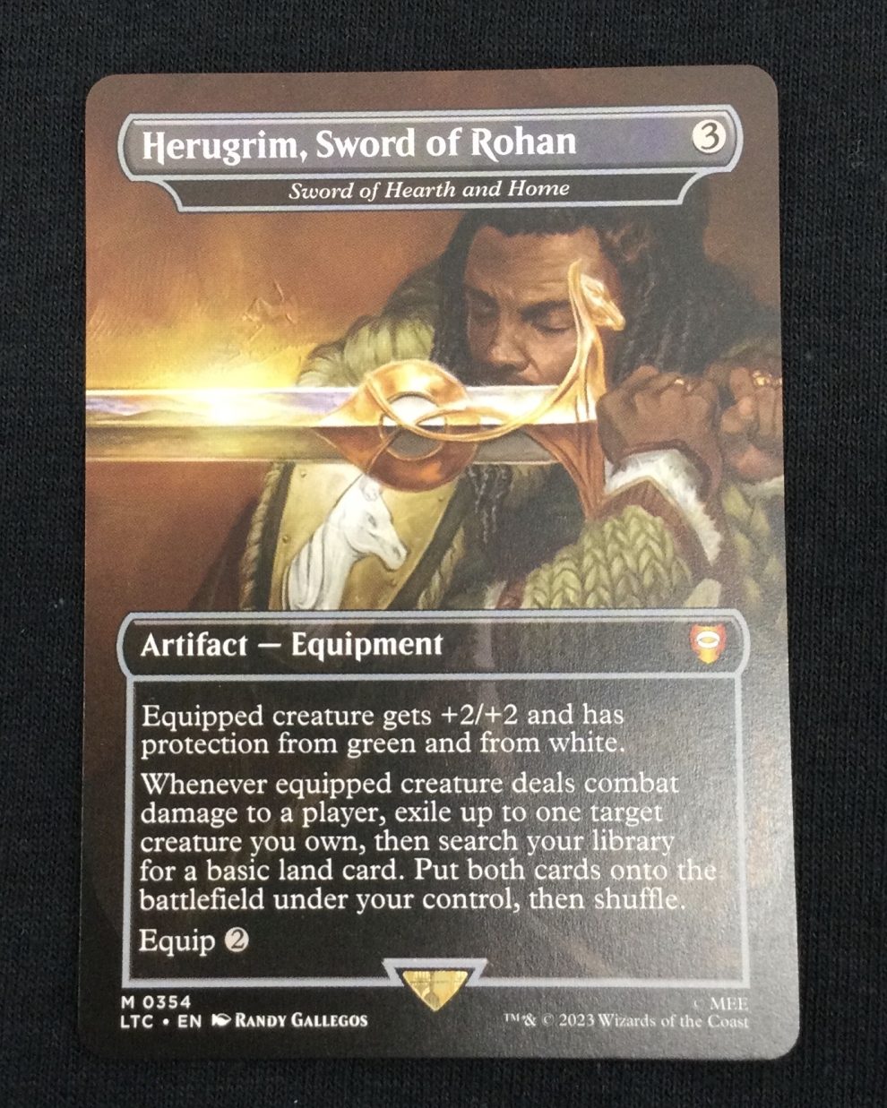 Herugrim, Sword of Rohan - Sword of Hearth and Home - MTG Proxy ...