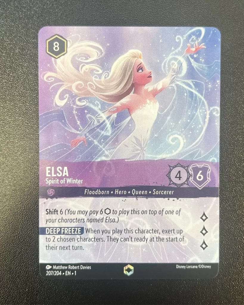 Elsa - Spirit of Winter (Alternate Art) - Disney's Lorcana Card 