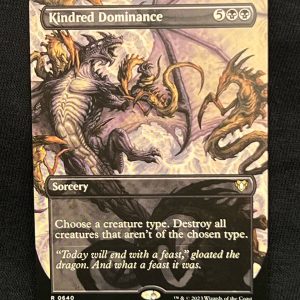 Kindred Dominance (Borderless) - MTG Proxy Commander Masters