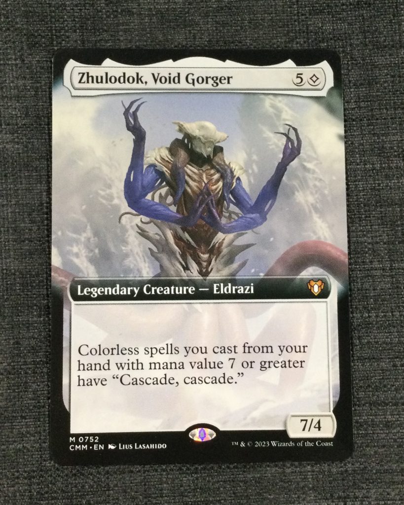 Zhulodok, Void Gorger (Extended Art) - MTG Proxy Commander Masters ...