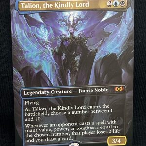 Talion, the Kindly Lord (Borderless) - MTG Proxy Wilds of Eldraine