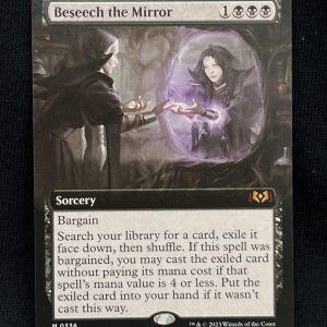 Beseech the Mirror (Extended Art) - MTG Proxy Wilds of Eldraine
