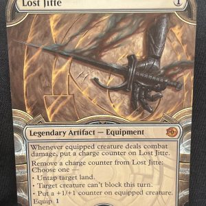 Lost Jitte (Showcase) - MTG Proxy Outlaws of Thunder Junction: The Big Score