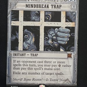 Mindbreak Trap - MTG Proxy Outlaws of Thunder Junction: Breaking News