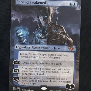 Jace Reawakened (Borderless) - MTG Proxy Outlaws of Thunder Junction 
