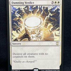 Damning Verdict - MTG Proxy Commander: Streets of New Capenna