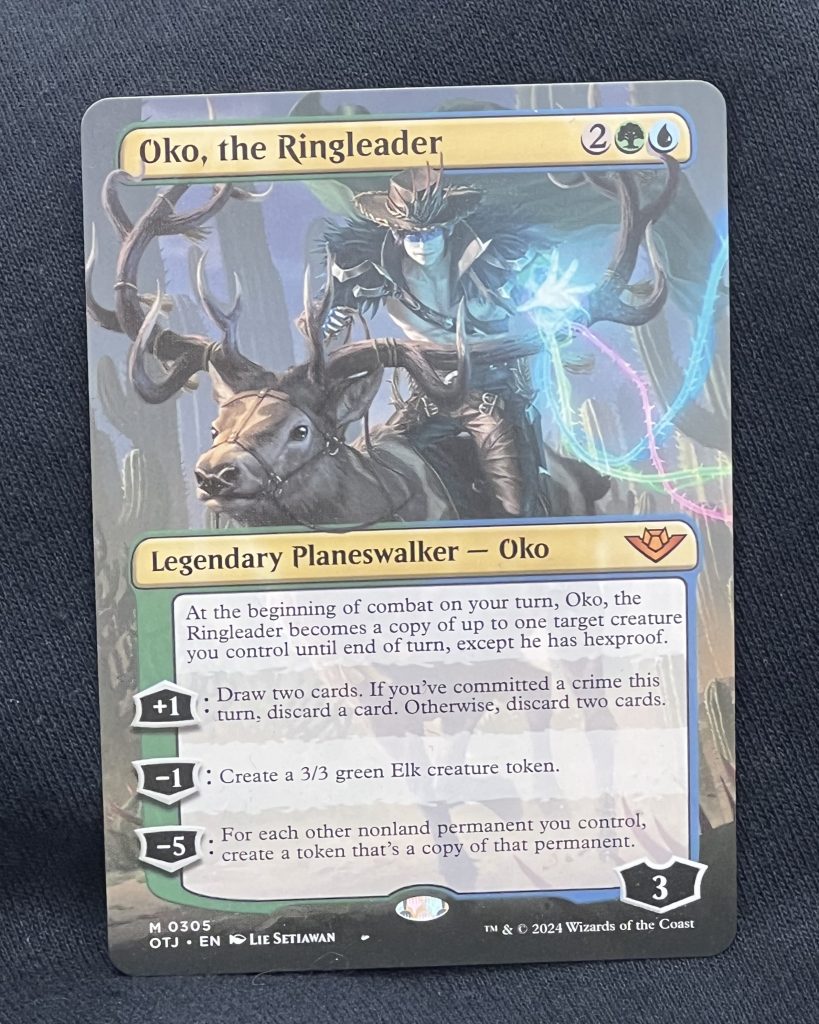 Oko, The Ringleader (Borderless) - MTG Proxy Outlaws of Thunder ...