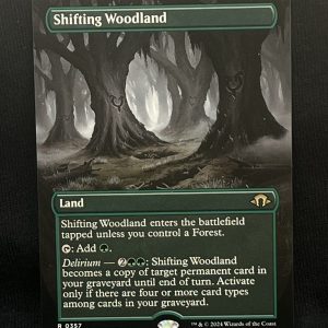 Shifting Woodland (Borderless) - MTG Proxy Modern Horizons 3