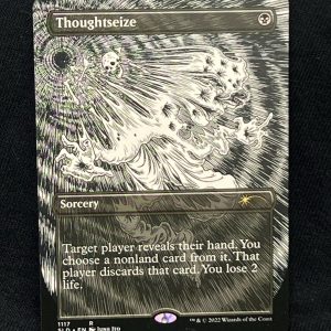 Thoughtseize (Borderless) - MTG Proxy SLD
