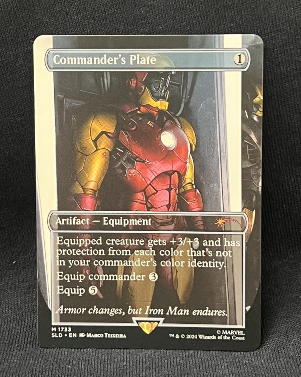 Commander's Plate (1733) - MTG Proxy Marvel Secret Lair Drop