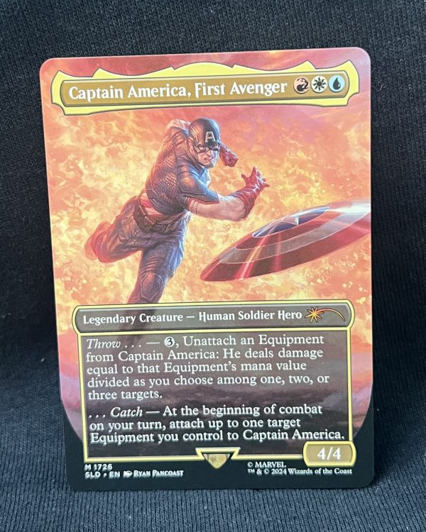 Captain America, First Avenger - MTG Proxy Marvel Secret Lair Drop