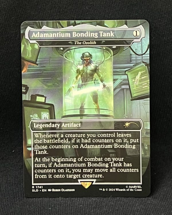 Adamantium Bonding Tank - The Ozolith -  MTG Proxy Marvel Secret Lair Drop