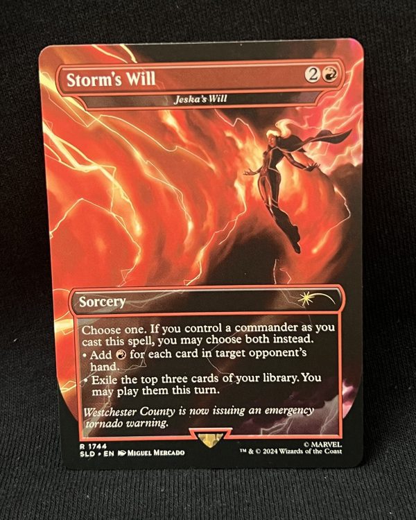 Storm's Will - Jeska's Will - MTG Proxy Marvel Secret Lair Drop