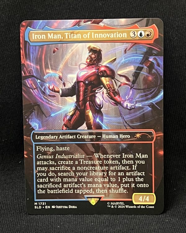 Iron Man, Titan of Innovation - MTG Proxy Marvel Secret Lair Drop