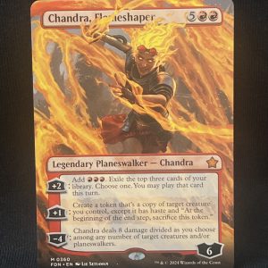 Chandra, Flameshaper (Borderless) - MTG Proxy Foundations