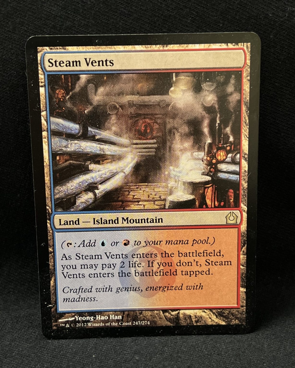 MTG Steam Vents – Guilds Of Ravnica (Rare) – Near Mint English
