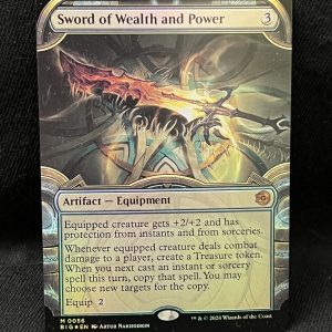 Sword of Wealth and Power (FOIL Showcase) - MtG Proxy Outlaws of Thunder Junction: The Big Score