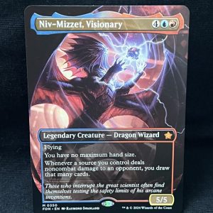 Niv-Mizzet, Visionary (Borderless) - MTG Proxy Foundations 