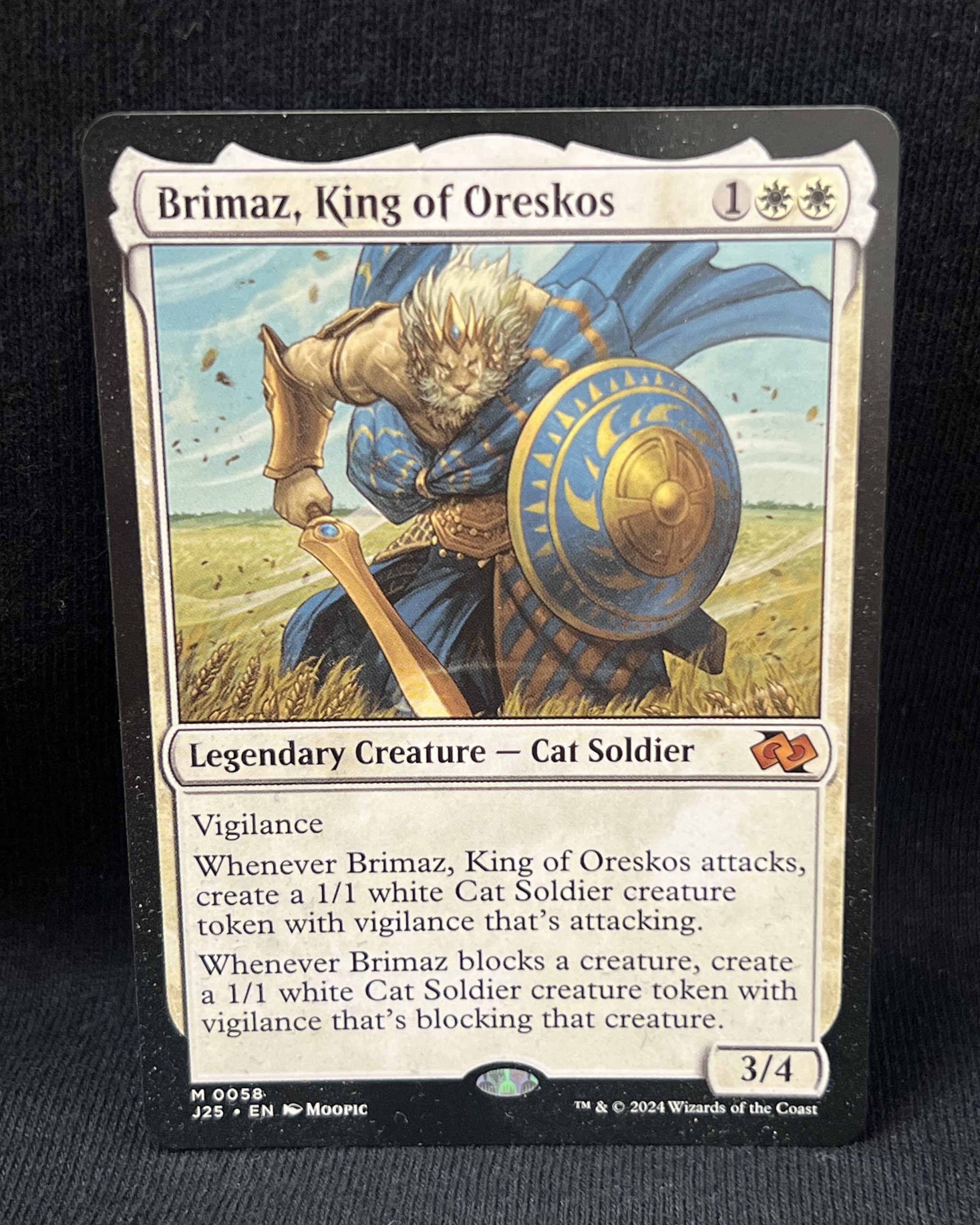 Magic: The Gathering - Brimaz, King Of Oreskos - Carta Singola (Born Of The Gods, BNG, Rara Mitica), Italiano