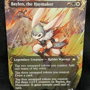 Baylen, the Haymaker (FOIL Borderless) - MTG Proxy Bloomburrow