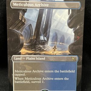 Meticulous Archive (Borderless) - MTG Proxy Murders at Karlov Manor 