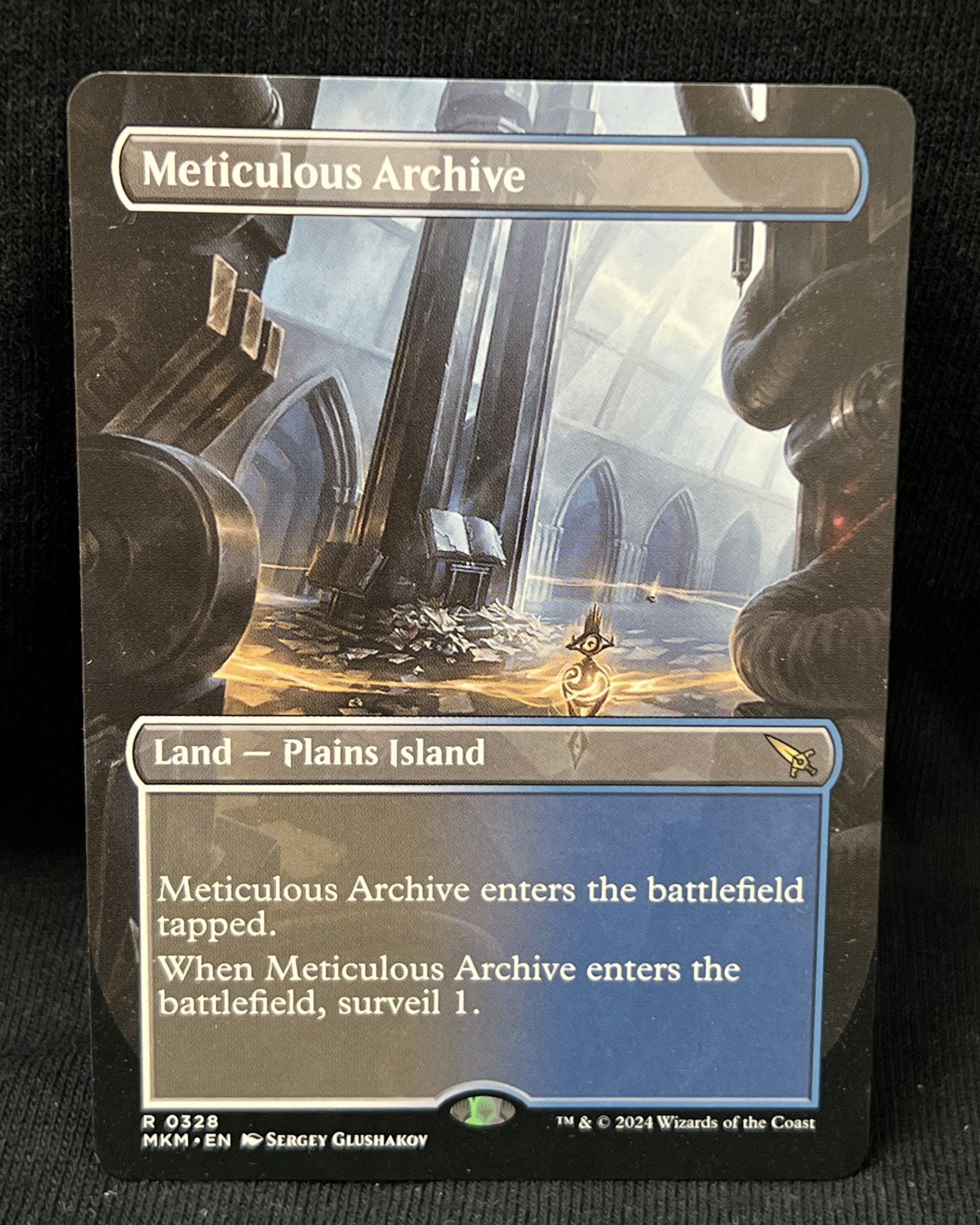 Meticulous Archive (Borderless) - MTG Proxy Murders at Karlov Manor