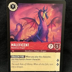 Maleficent - Monstrous Dragon - Disney's Lorcana Card Proxy