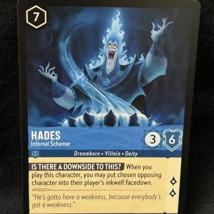 Hades - Infernal Schemer - Disney's Lorcana Card Proxy