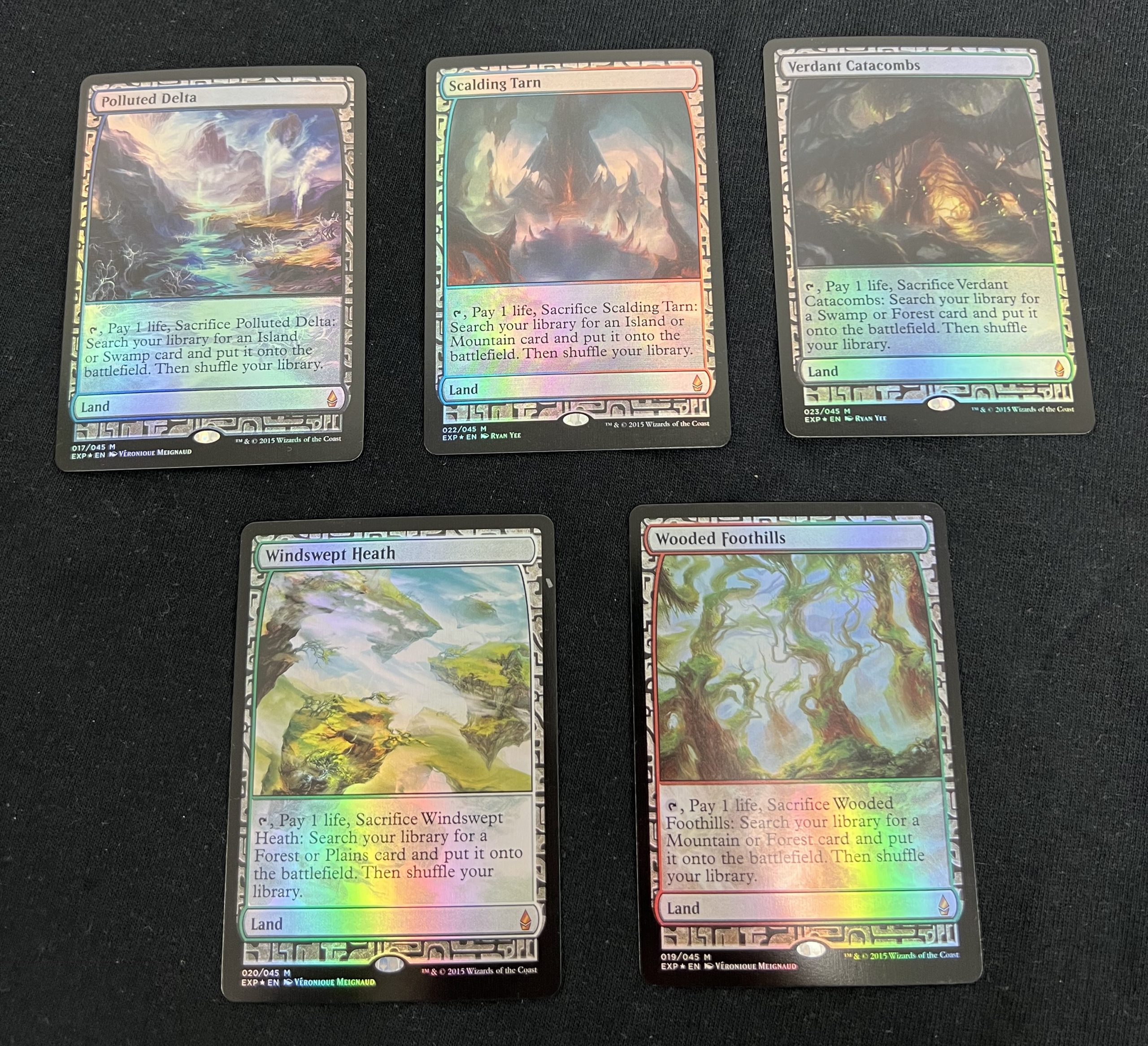 Fetch Land Set (FOIL) - MTG Proxy Zendikar Expeditions - Image 3