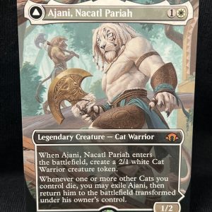 Ajani, Nacatl Pariah (Borderless) - MTG Proxy Modern Horizons 3