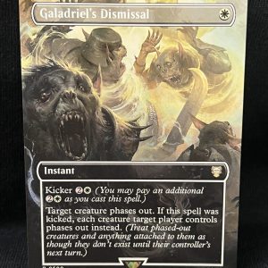 Galadriel's Dismissal (Borderless) - MTG Proxy Commander: The Lord of the Rings: Tales of Middle-earth