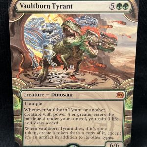 Vaultborn Tyrant (Showcase) - MTG Proxy Outlaws of Thunder Junction: The Big Score