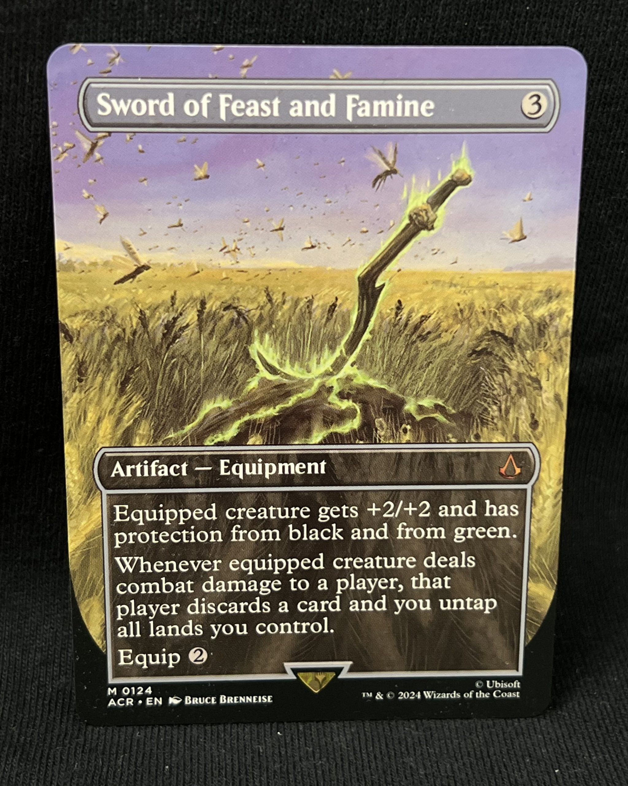 Sword of Feast and Famine (Borderless) - MTG Proxy Universes Beyond: Assassin's Creed