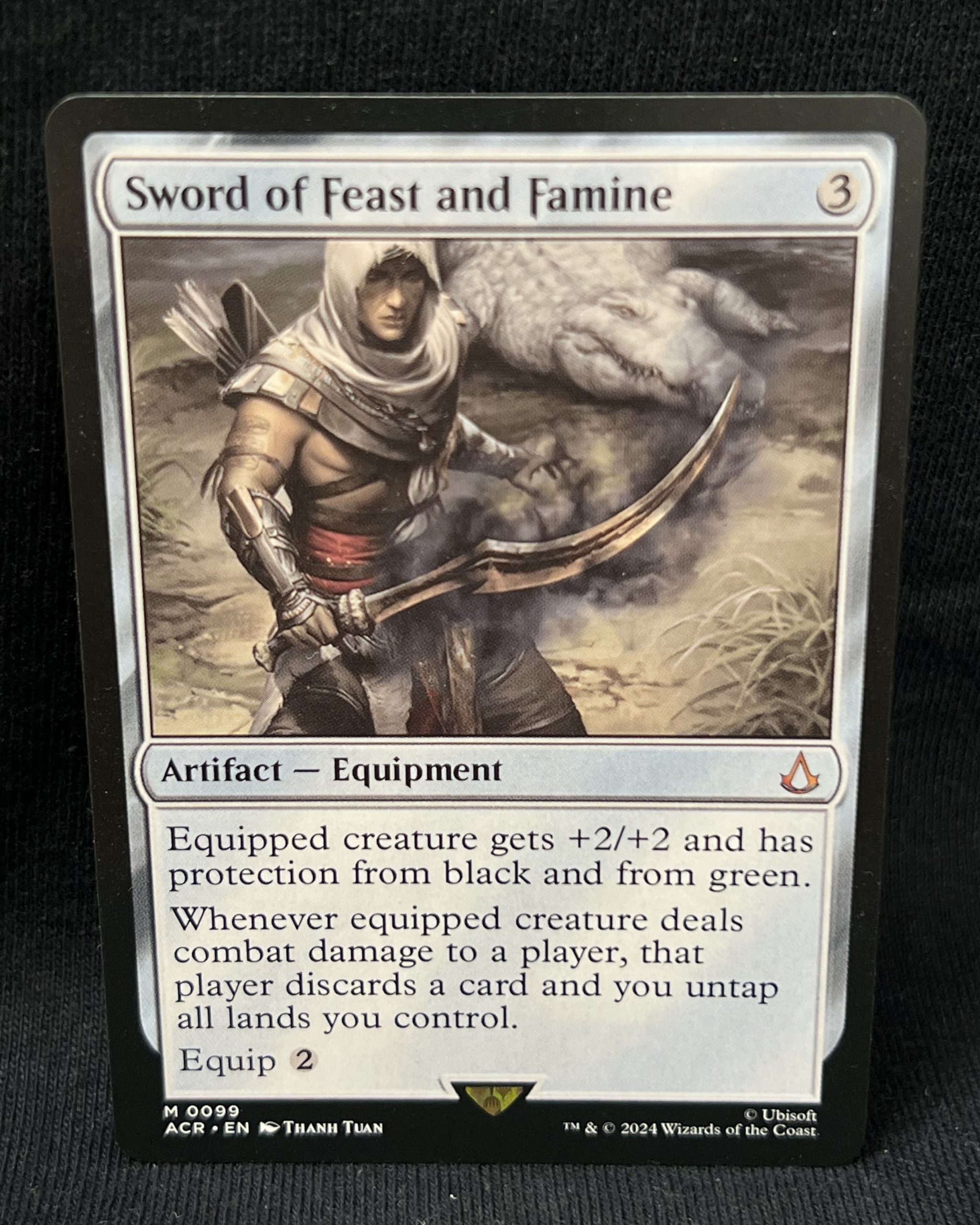 Sword of Feast and Famine - MTG Proxy Universes Beyond: Assassin's Creed