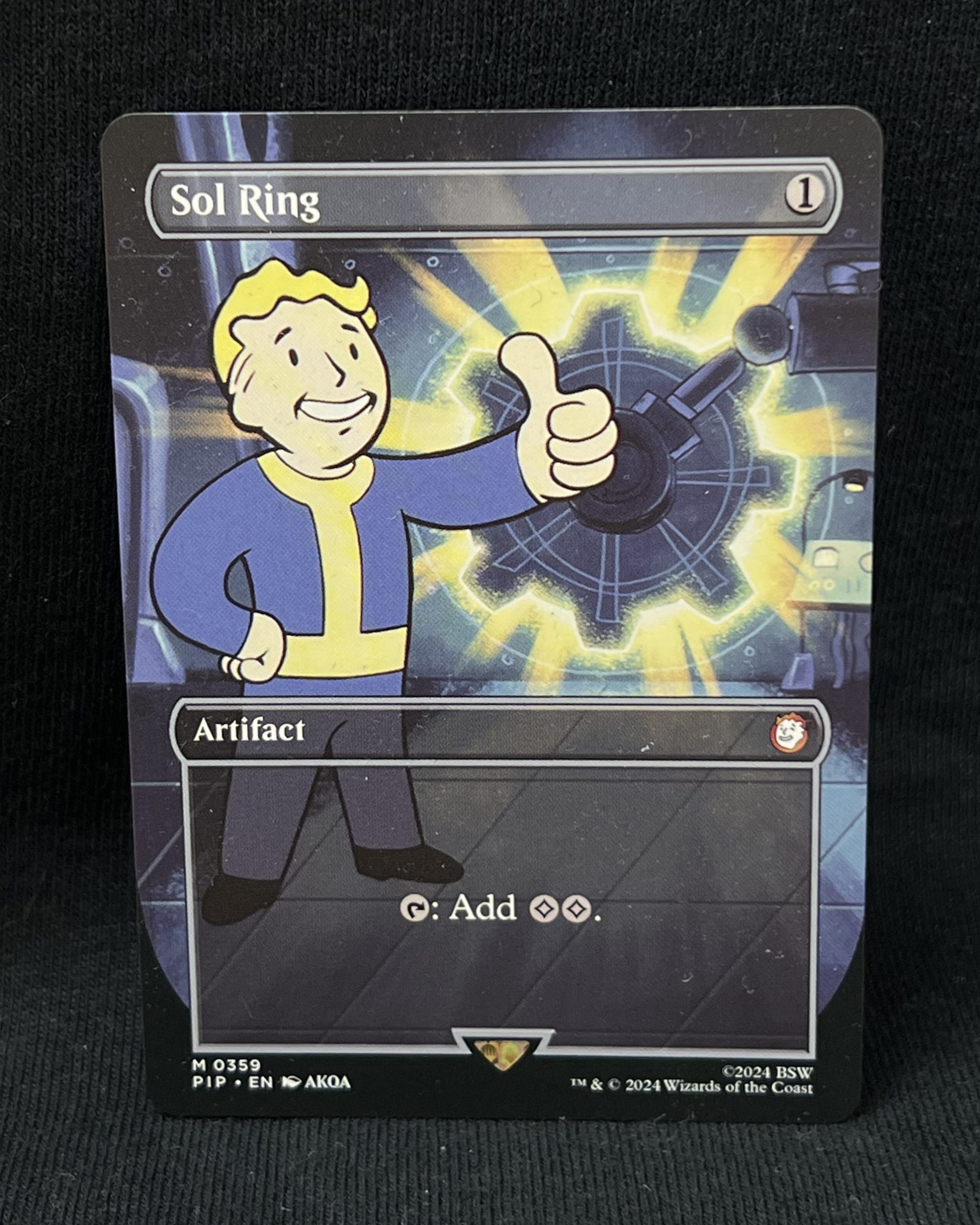 Sol Ring (Borderless) - MTG Proxy Universes Beyond: Fallout