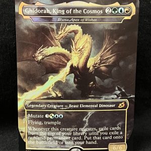 Ghidorah, King of the Cosmos (FOIL) - MTG Proxy Illuna, Apex of Wishes - Ikoria: Lair of Behemoths 