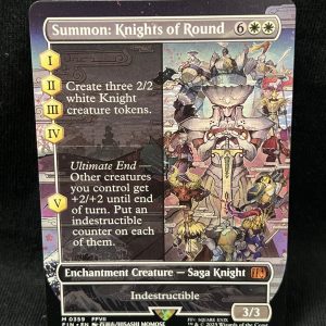 Summon: Knights of Round (Borderless) - MTG Proxy FINAL FANTASY