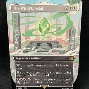 The Wind Crystal (Borderless) - MTG Proxy FINAL FANTASY