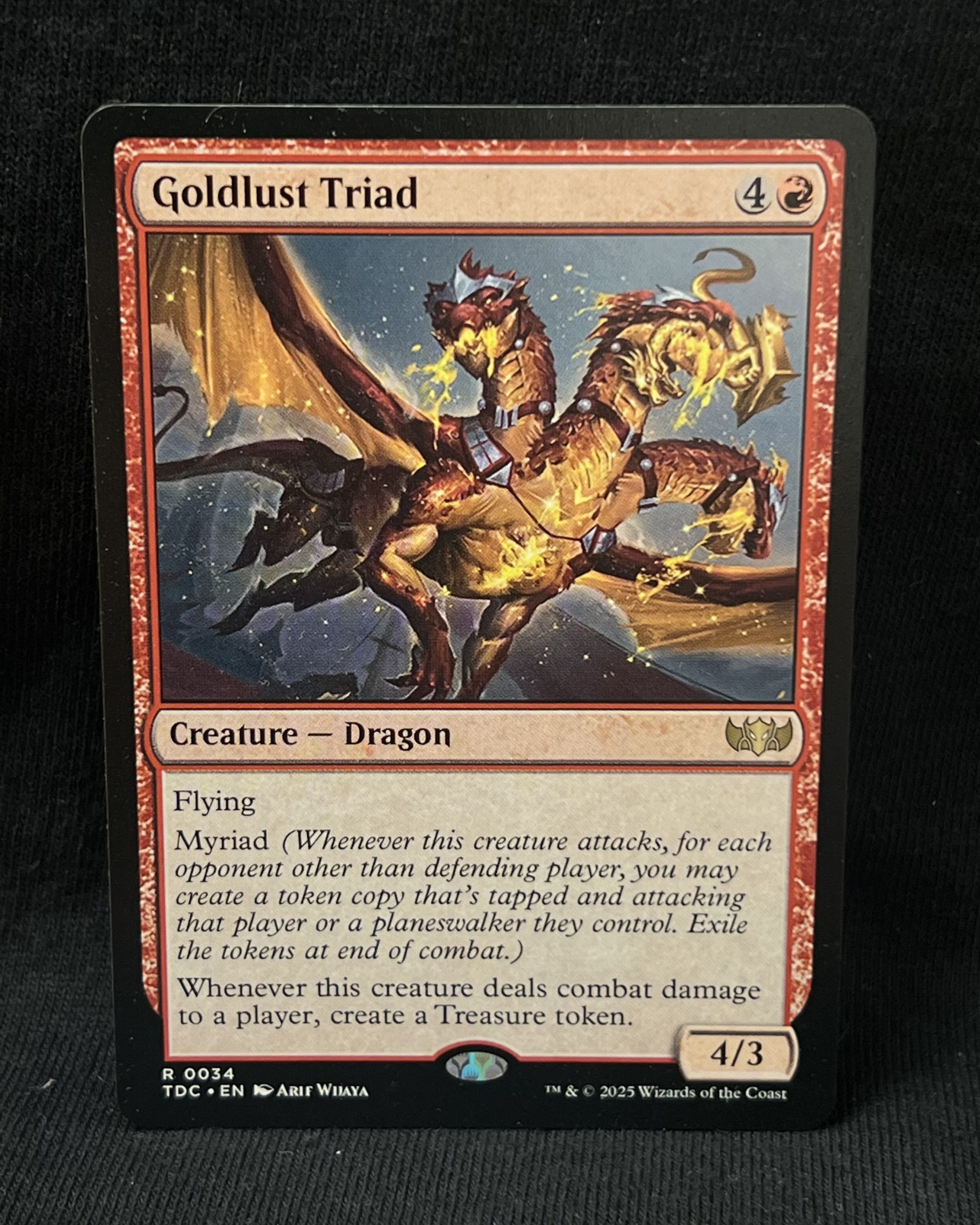 Goldlust Triad - MTG Proxy Commander: Tarkir: Dragonstorm
