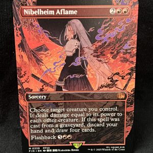 Nibelheim Aflame (Borderless) - MTG Proxy FINAL FANTASY