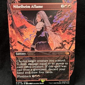 Nibelheim Aflame (Borderless) - MTG Proxy FINAL FANTASY