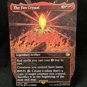 The Fire Crystal (Borderless) - MTG Proxy FINAL FANTASY