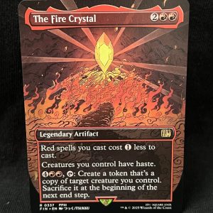 The Fire Crystal (Borderless) - MTG Proxy FINAL FANTASY