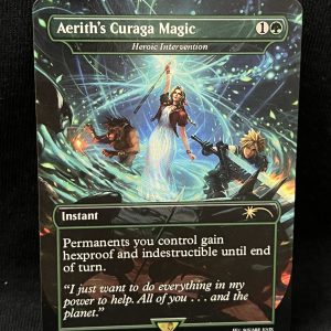 Aerith's Curaga Magic - Heroic Intervention - MTG Proxy SLD