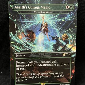 Aerith's Curaga Magic - Heroic Intervention - MTG Proxy SLD
