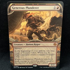 Generous Plunderer (Showcase) - MTG Proxy Outlaws of Thunder Junction: The Big Score