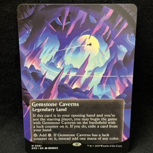 Gemstone Caverns (Borderless) - MTG Proxy Edge of Eternities: Stellar Sights