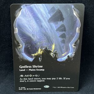 Godless Shrine (Borderless) - MTG Proxy Edge of Eternities