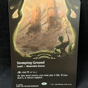 Stomping Ground (Borderless) - MTG Proxy Edge of Eternities 